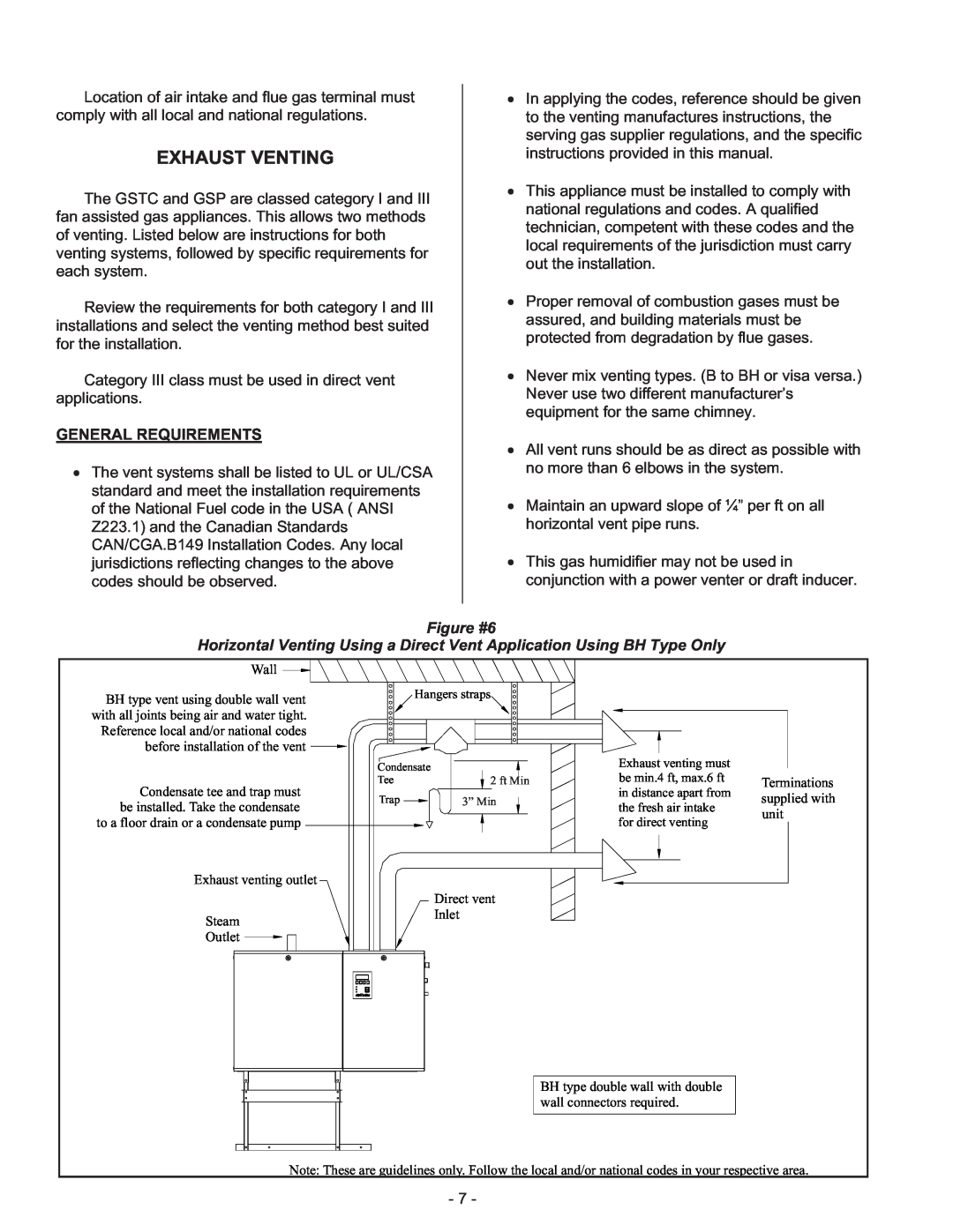 Nortec Industries GS Series manual Exhaust Venting, Figure #6 