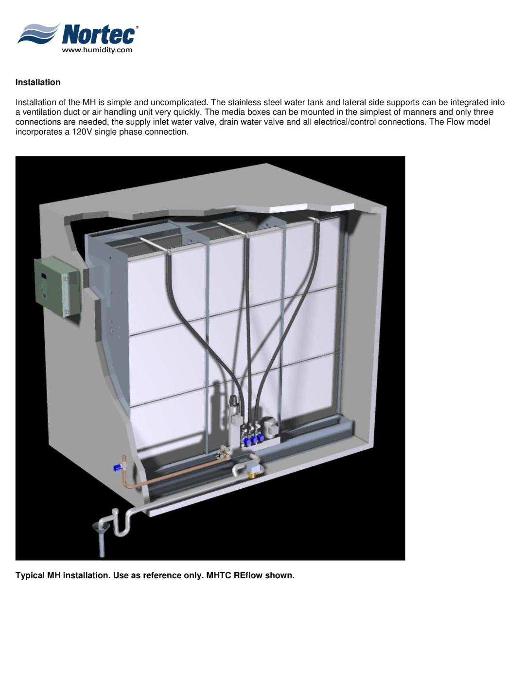 Nortec Industries MHB manual Installation 