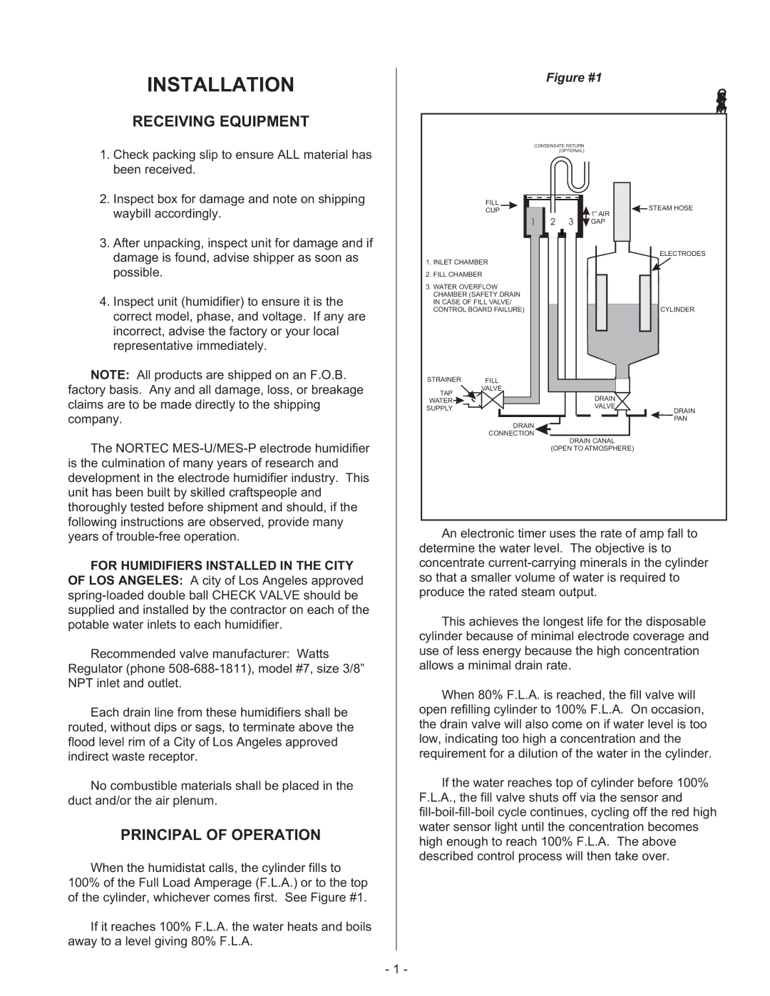 Nortec Industries None manual Receiving Equipment, Principal of Operation 