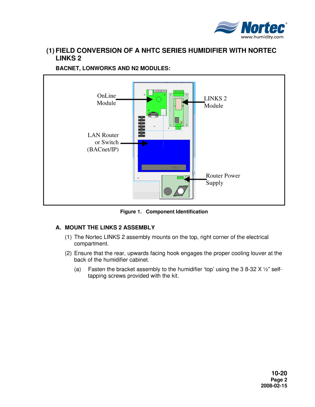 Nortec Industries NHDI, SETC, NHSC installation manual Module 