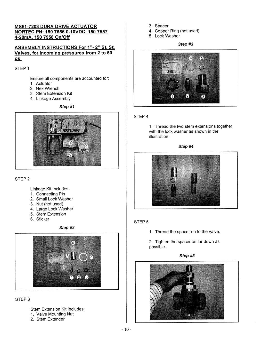 Nortec Industries Steam Injection Humidifiers manual 