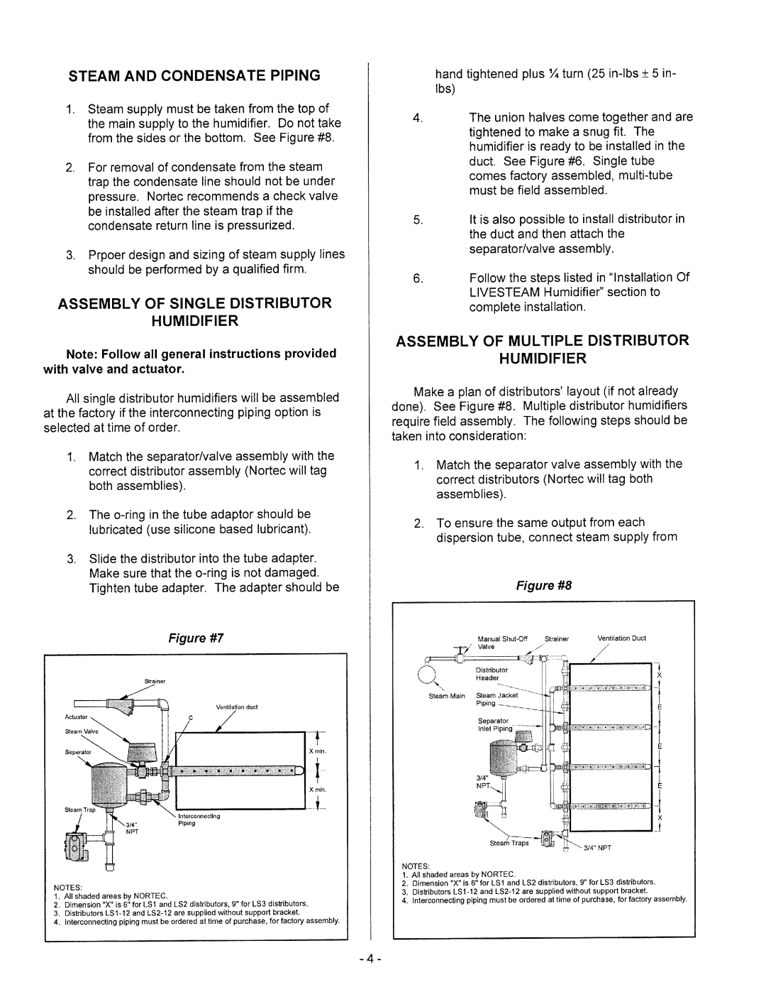 Nortec Industries Steam Injection Humidifiers manual 