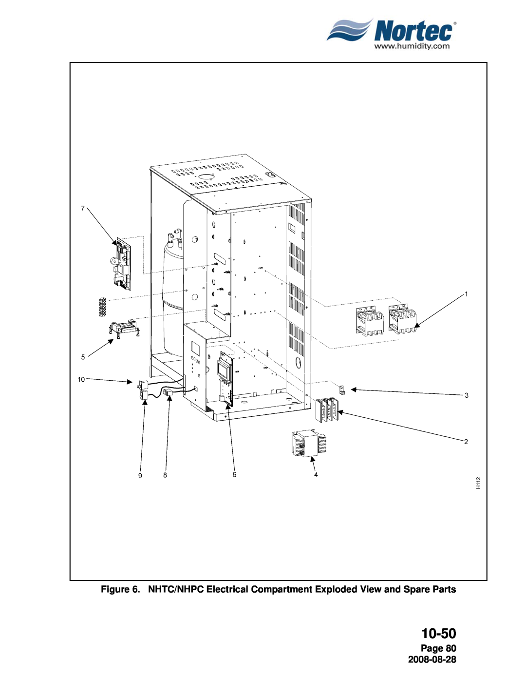Nortec NH Series installation manual Page 80, 10-50 