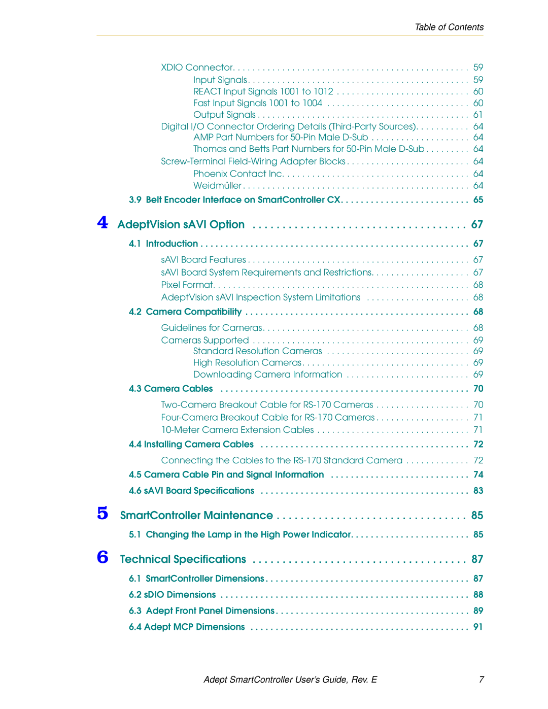 Nortech Systems XSYS, XUSR, RS-232/TERM, RS-422/485 manual SmartController Maintenance 