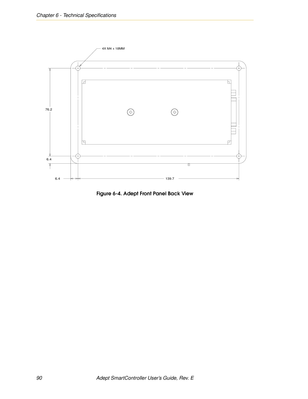 Nortech Systems RS-422/485, XUSR, RS-232/TERM, XSYS manual Adept Front Panel Back View 