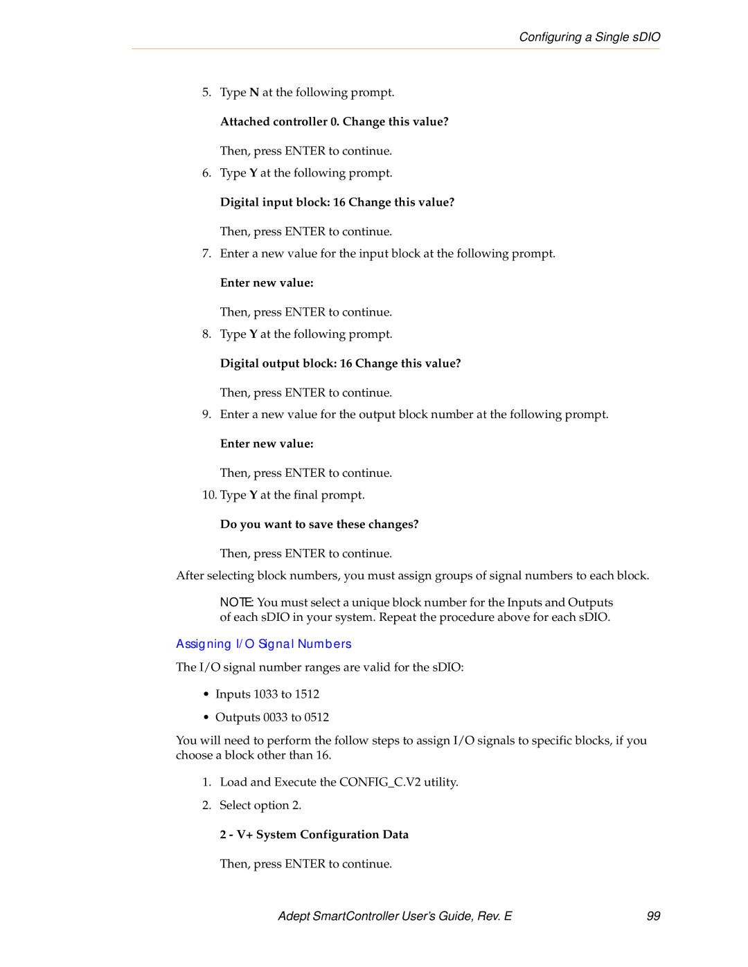 Nortech Systems XSYS, XUSR, RS-232/TERM Enter new value, Do you want to save these changes?, Assigning I/O Signal Numbers 