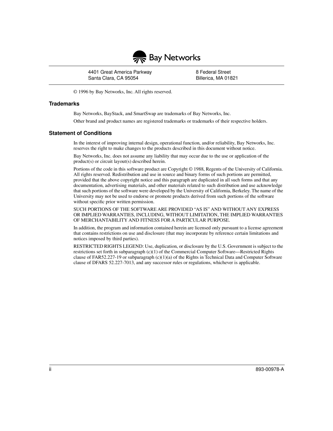 Nortel Networks 100 Series manual Trademarks 