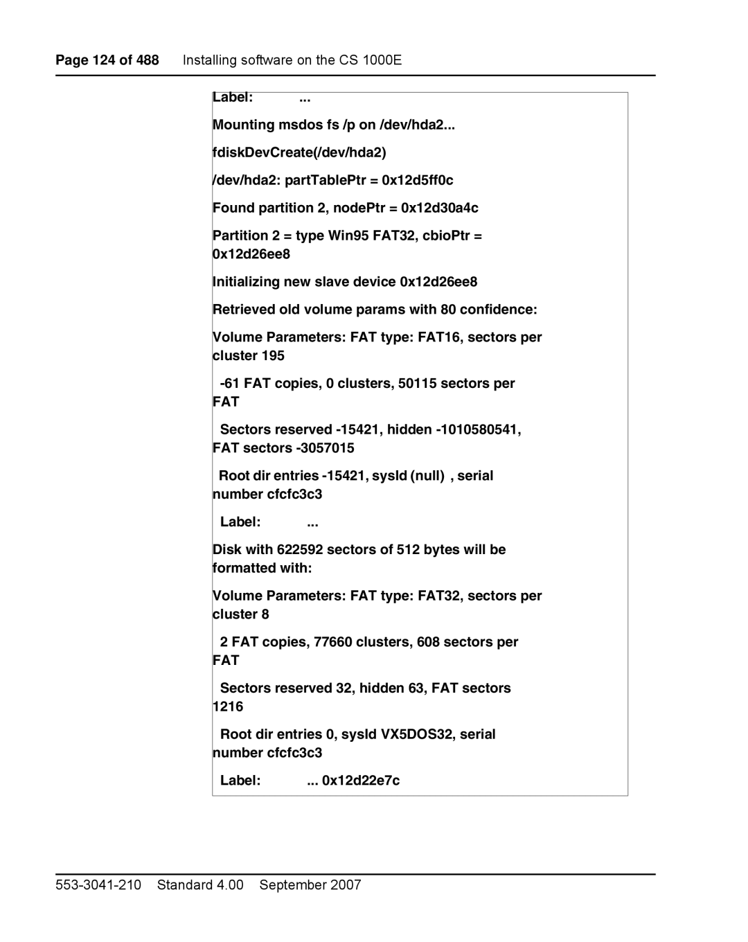 Nortel Networks warranty 124 of 488 Installing software on the CS 1000E 