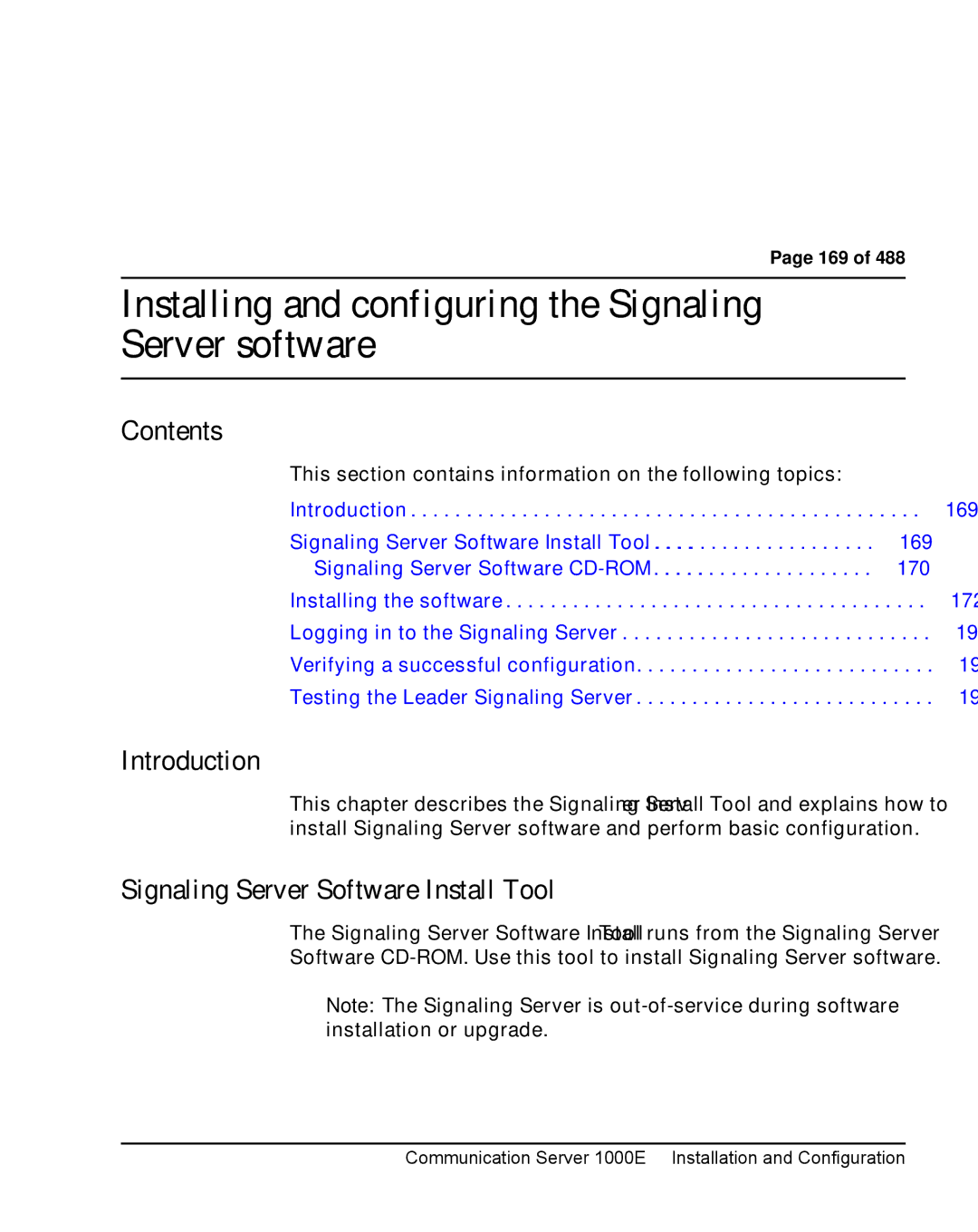 Nortel Networks 1000E Installing and configuring the Signaling Server software, Signaling Server Software Install Tool 