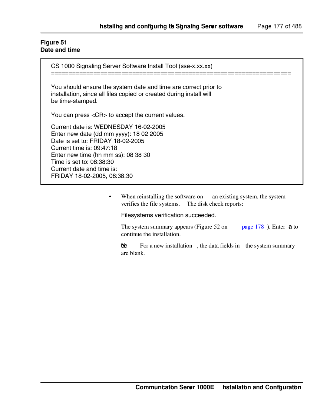 Nortel Networks 1000E warranty Date and time 