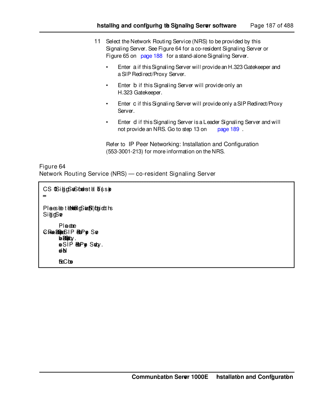 Nortel Networks 1000E warranty Network Routing Service NRS co-resident Signaling Server 