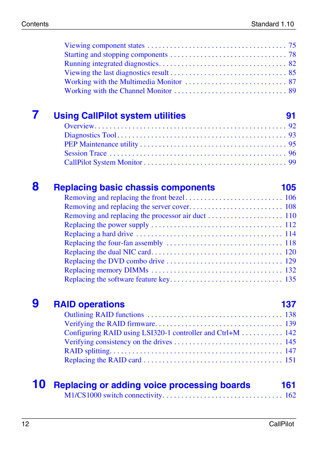 Nortel Networks 1005r manual Using CallPilot system utilities 