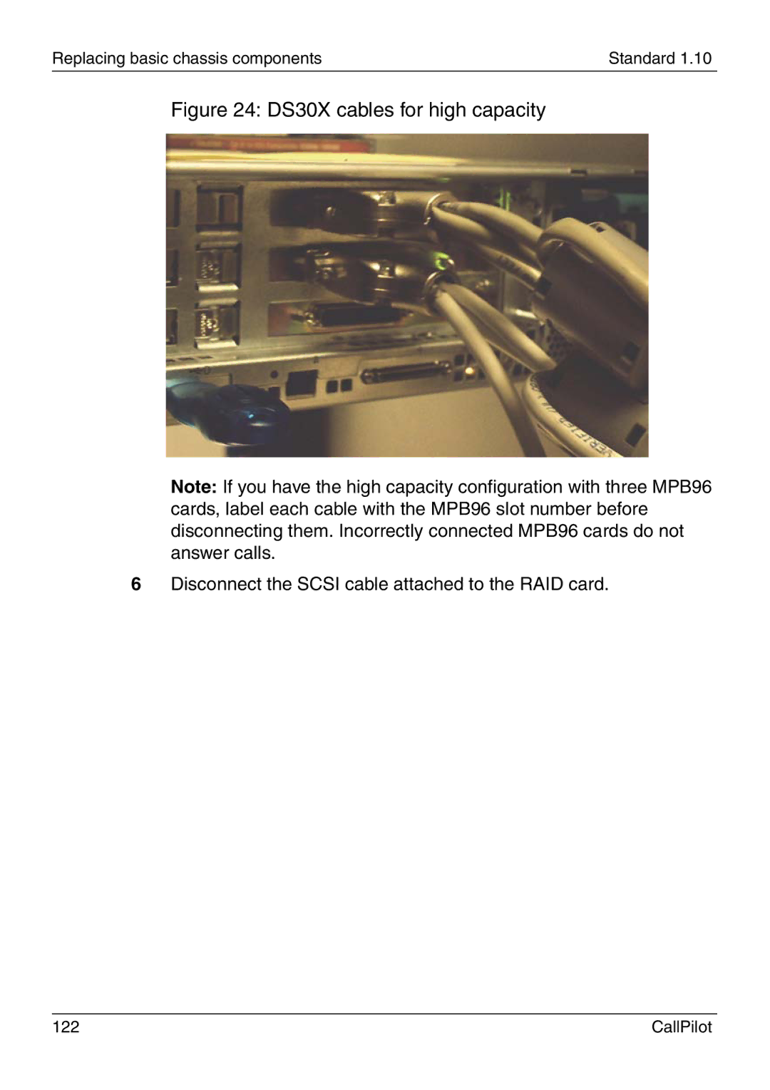 Nortel Networks 1005r manual DS30X cables for high capacity 