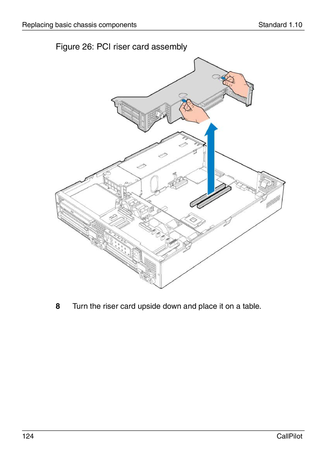 Nortel Networks 1005r manual PCI riser card assembly 