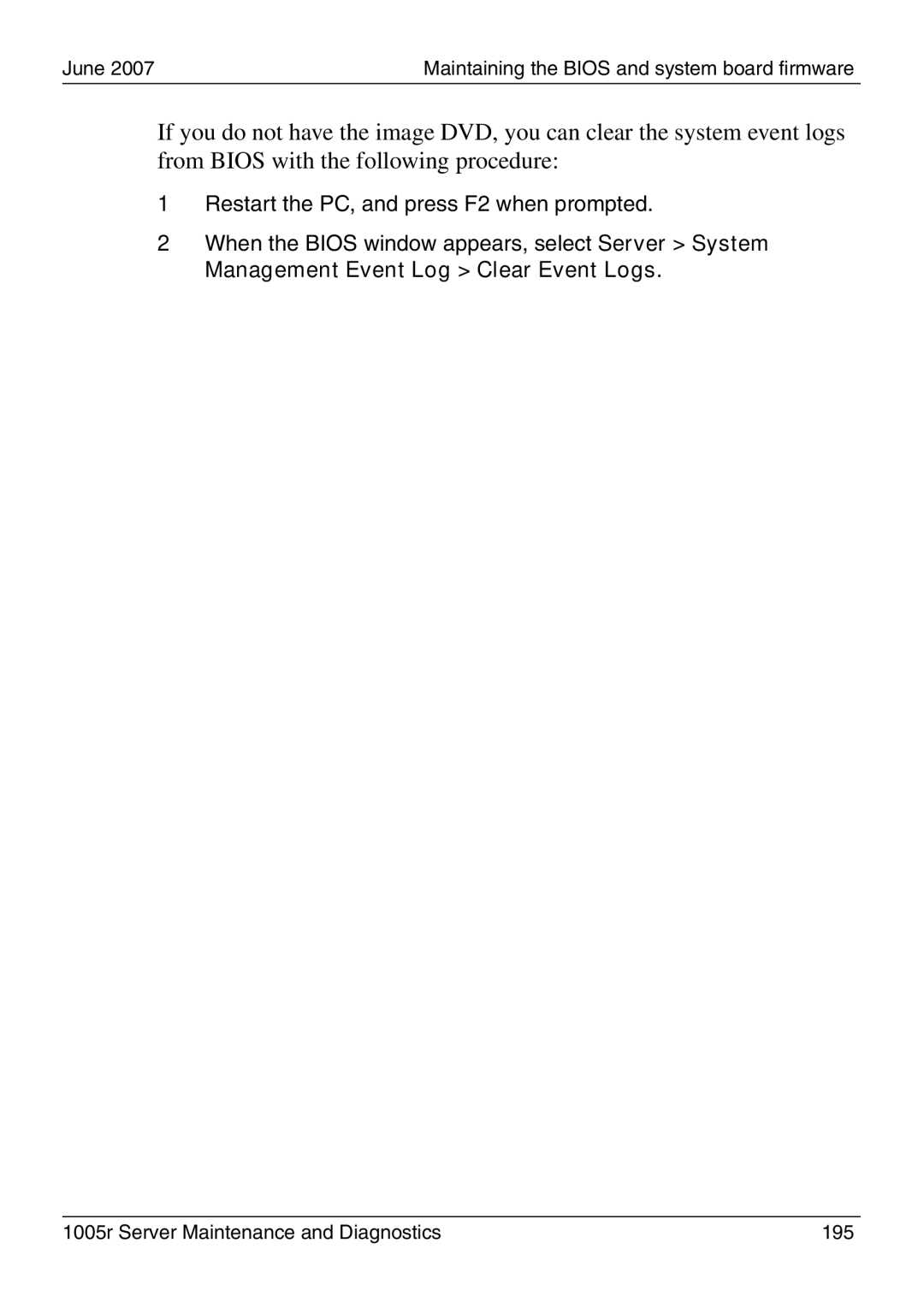 Nortel Networks manual 1005r Server Maintenance and Diagnostics 195 