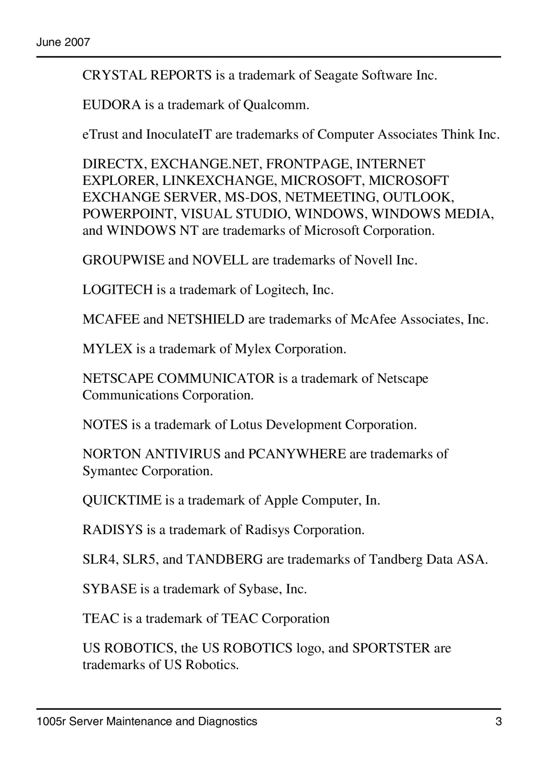 Nortel Networks 1005r manual June 