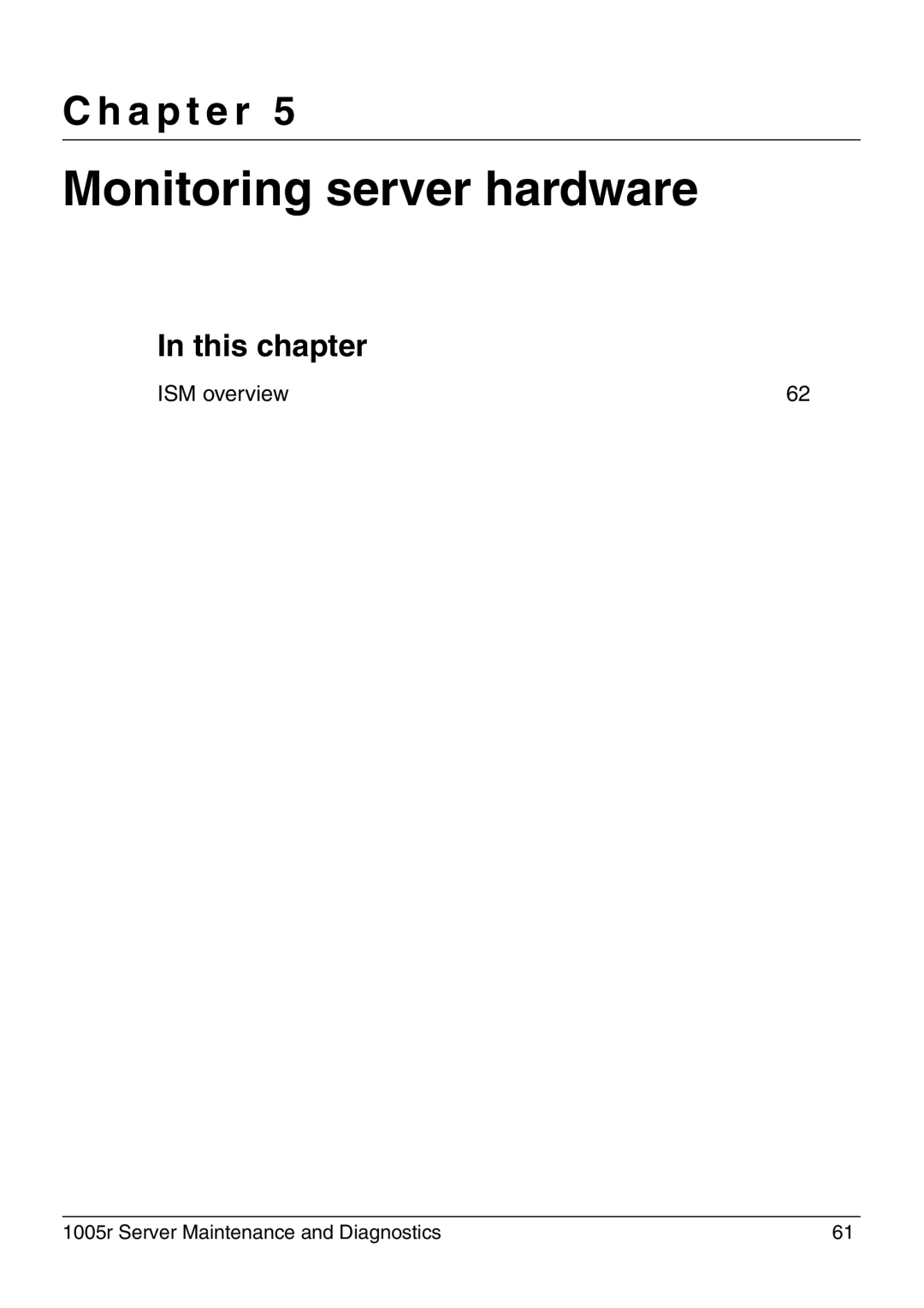 Nortel Networks 1005r manual Monitoring server hardware, A p t e r 