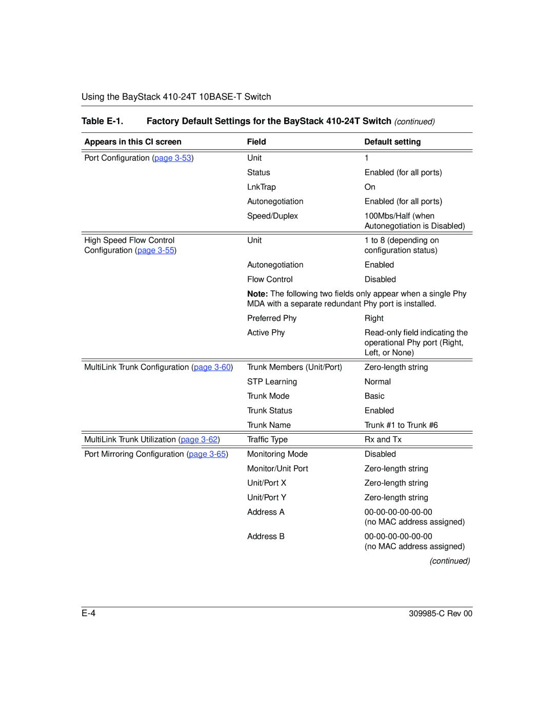 Nortel Networks manual Using the BayStack 410-24T 10BASE-T Switch 