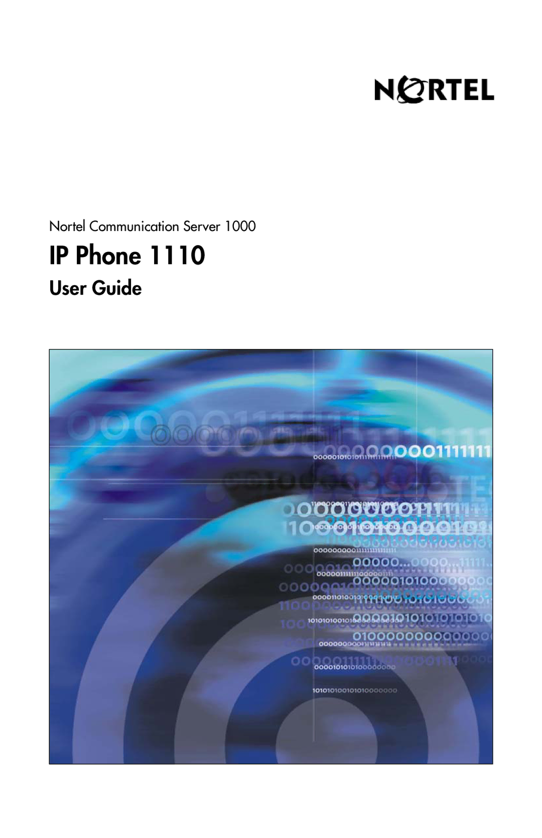 Nortel Networks 1110 manual IP Phone 