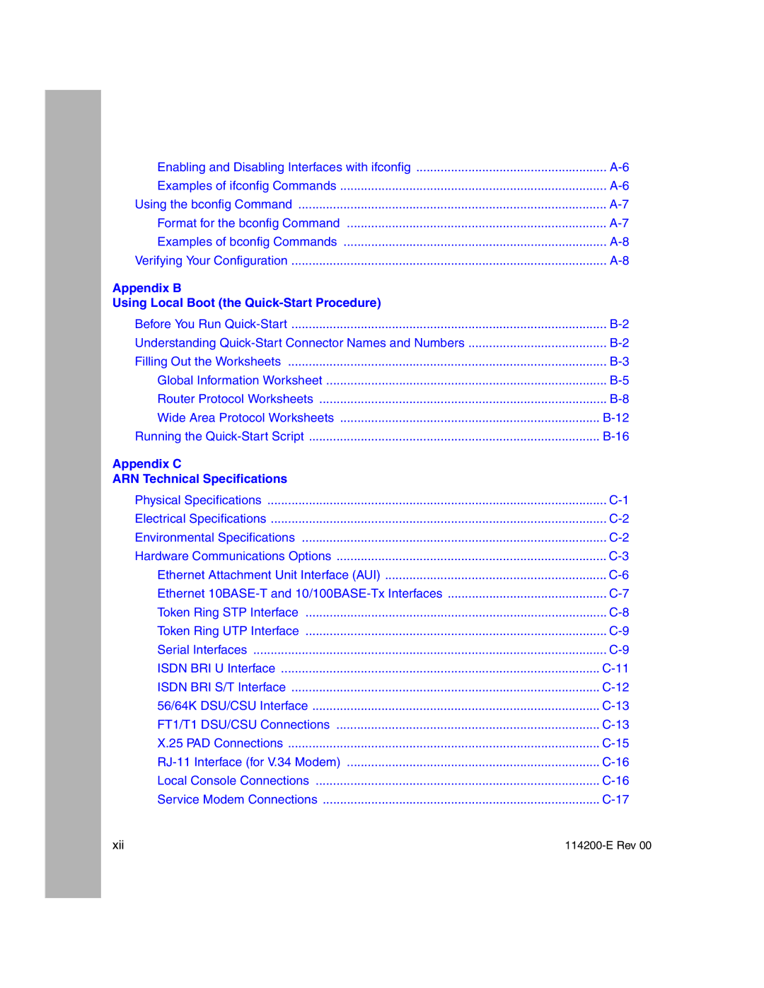 Nortel Networks 114200-E manual Appendix B Using Local Boot the Quick-Start Procedure 