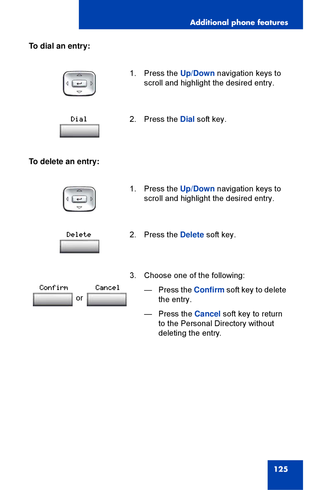 Nortel Networks 1150E manual To dial an entry 