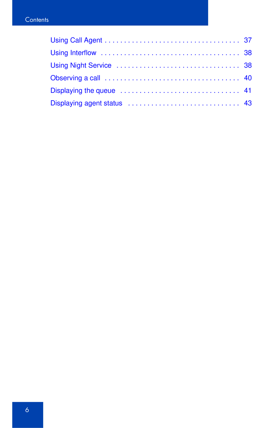 Nortel Networks 1165E manual Contents 