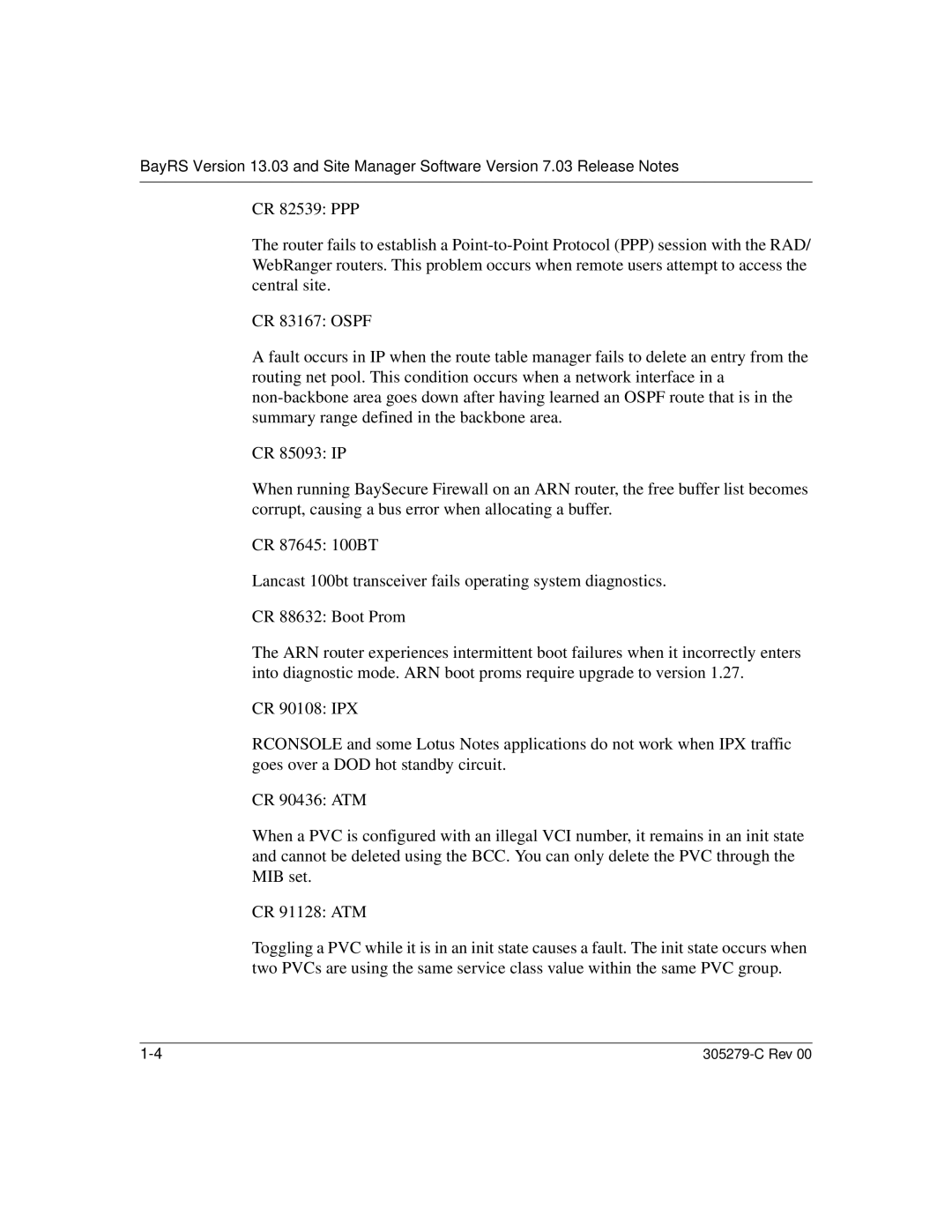 Nortel Networks 13.03 manual Rev 