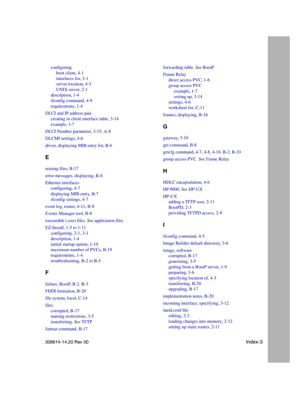 Nortel Networks 14.2 manual Index-3 