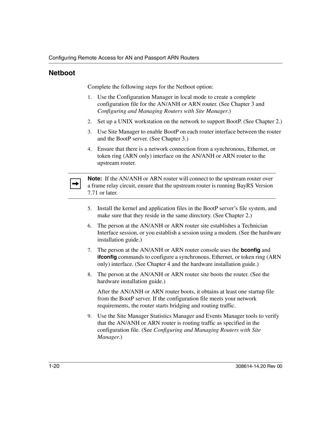 Nortel Networks 14.2 manual Netboot 