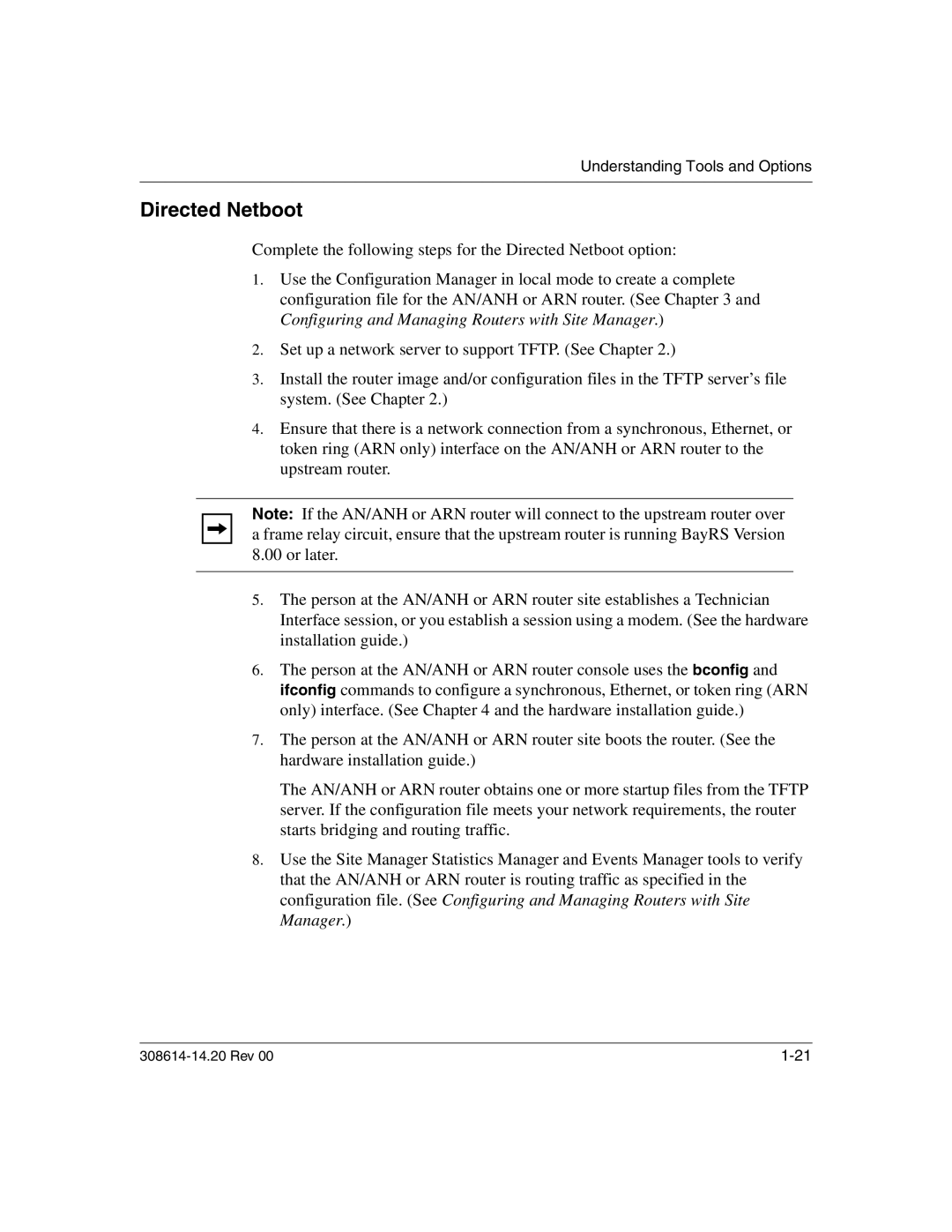 Nortel Networks 14.2 manual Directed Netboot 