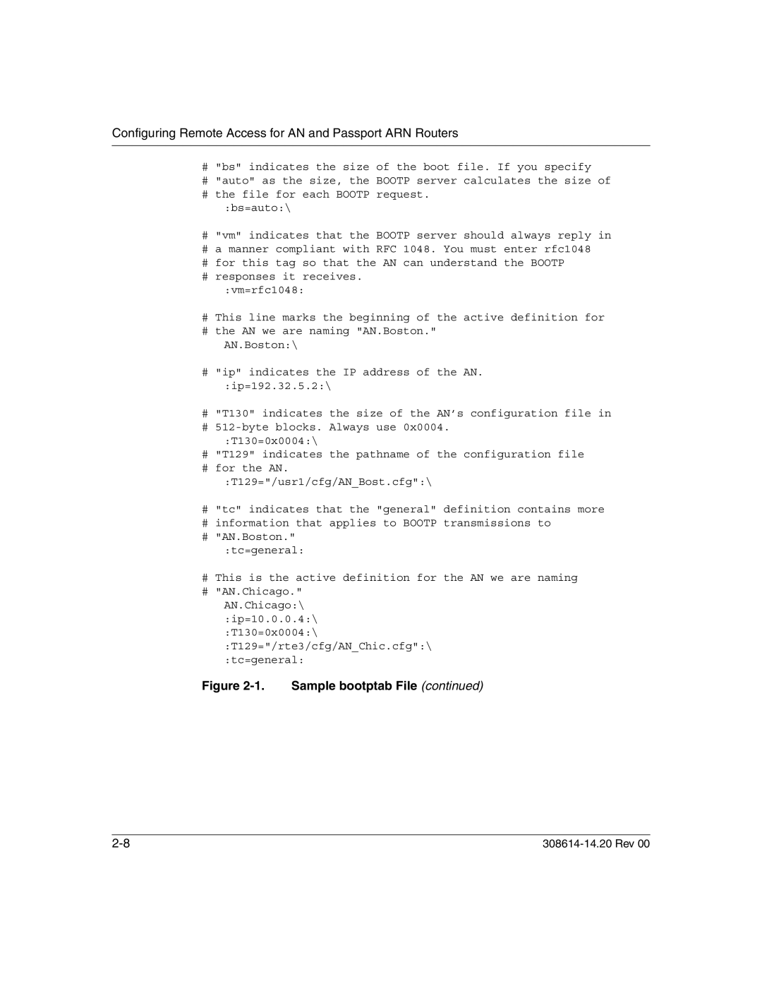 Nortel Networks 14.2 manual T130=0x0004\ T129=/rte3/cfg/ANChic.cfg\ tc=general 