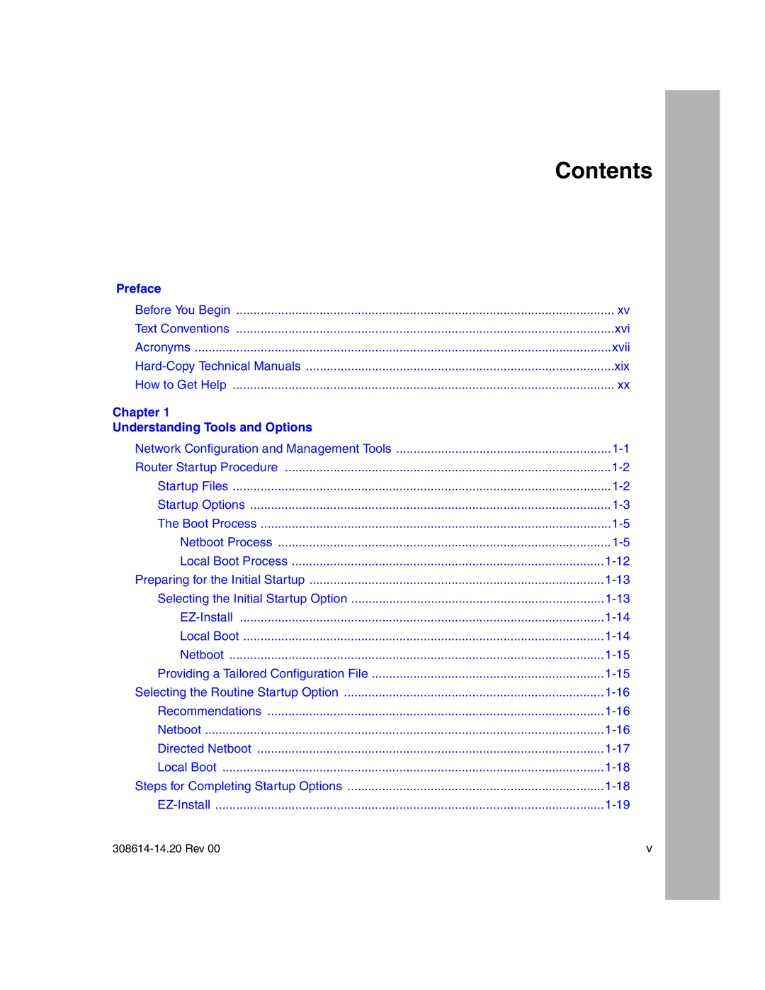 Nortel Networks 14.2 manual Contents 