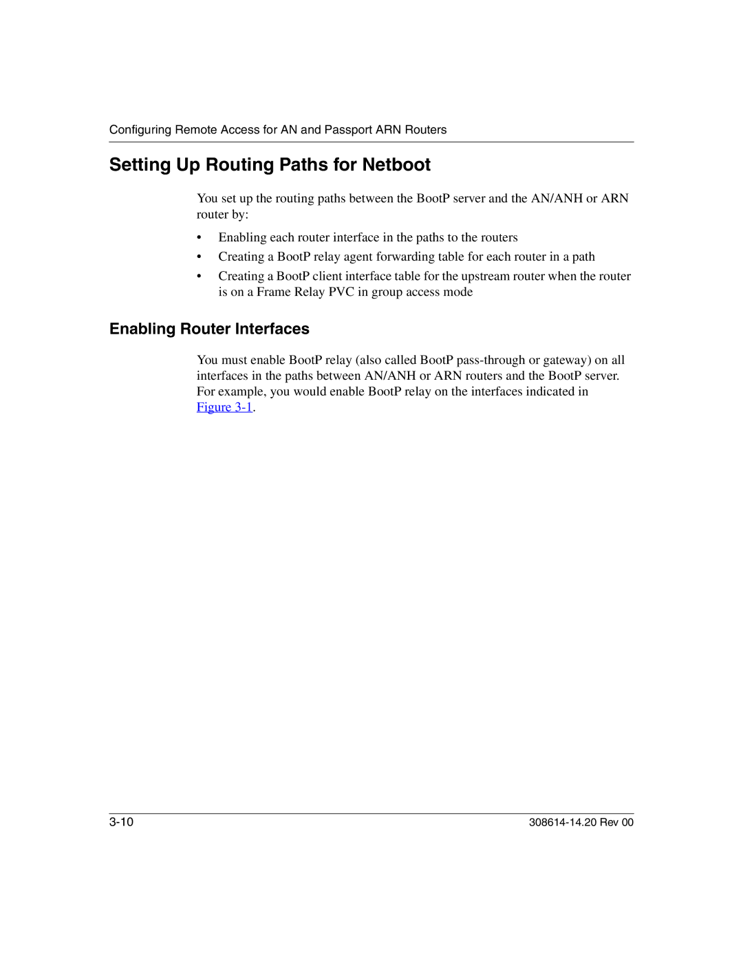 Nortel Networks 14.2 manual Setting Up Routing Paths for Netboot, Enabling Router Interfaces 