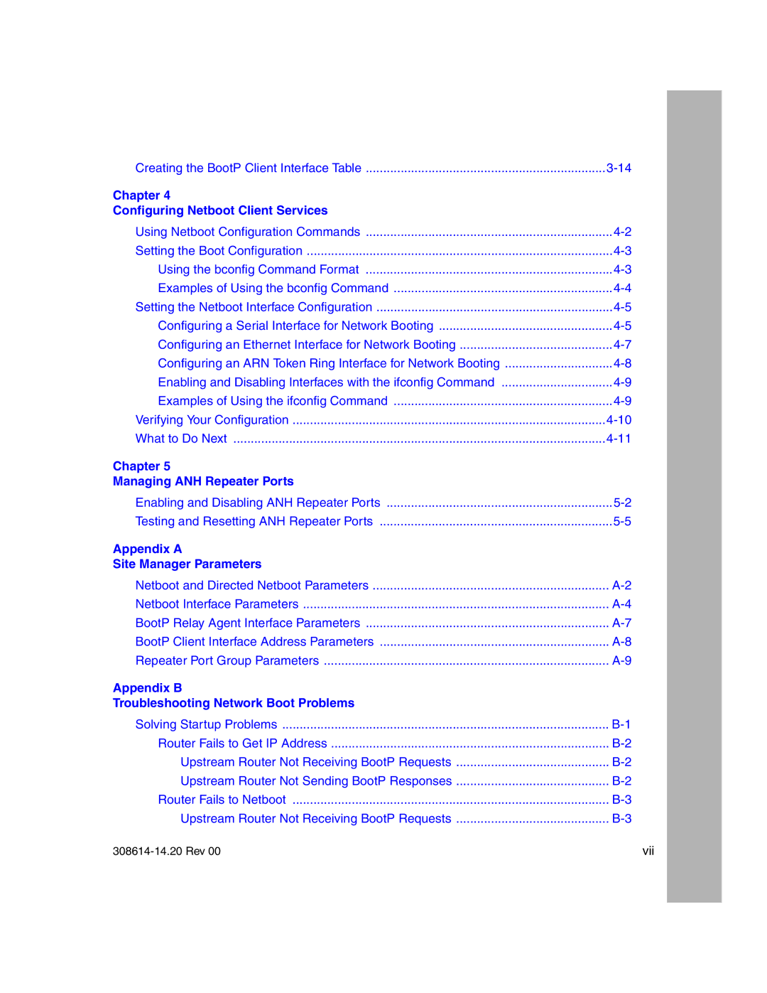 Nortel Networks 14.2 manual Chapter Managing ANH Repeater Ports 