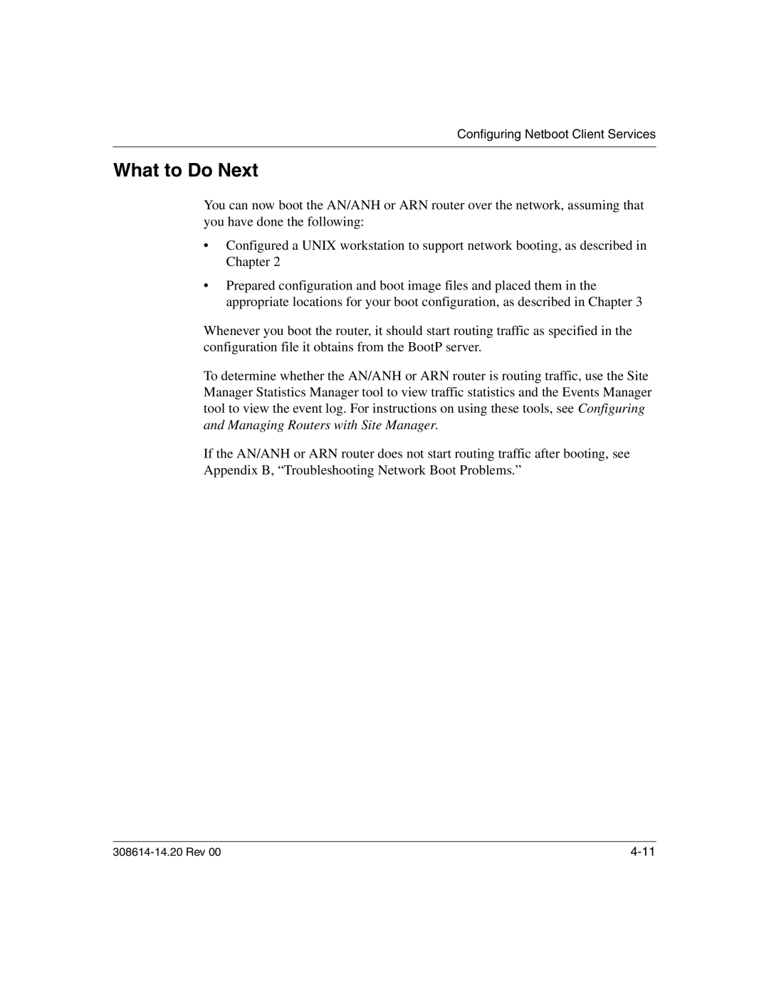 Nortel Networks 14.2 manual What to Do Next 