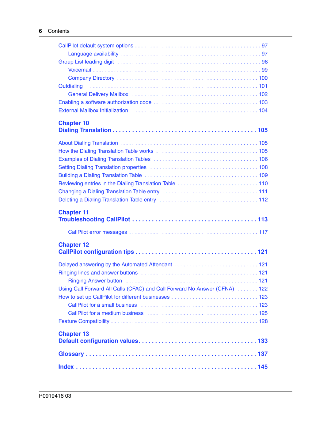 Nortel Networks 150 manual Chapter Troubleshooting CallPilot 