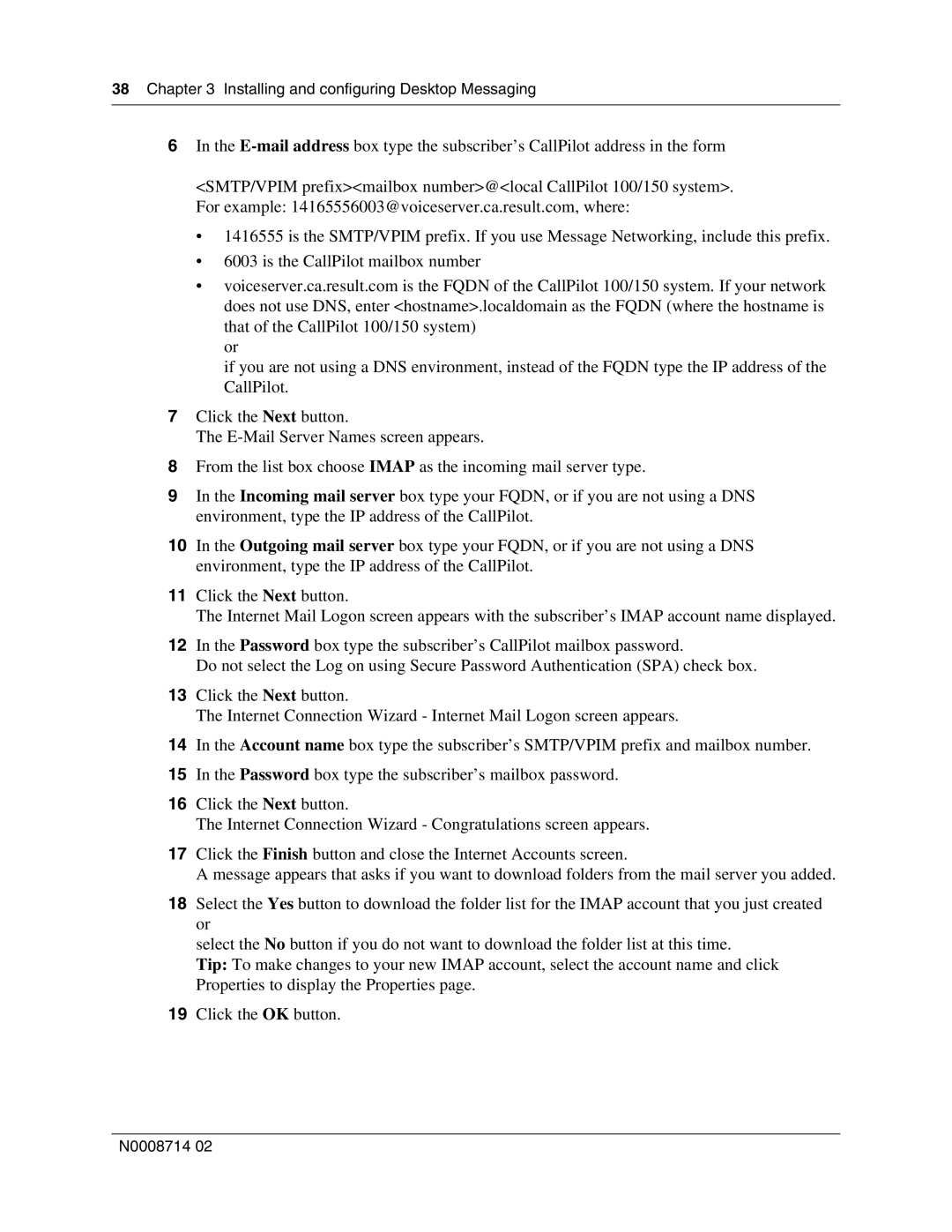 Nortel Networks 150 manual Installing and configuring Desktop Messaging 