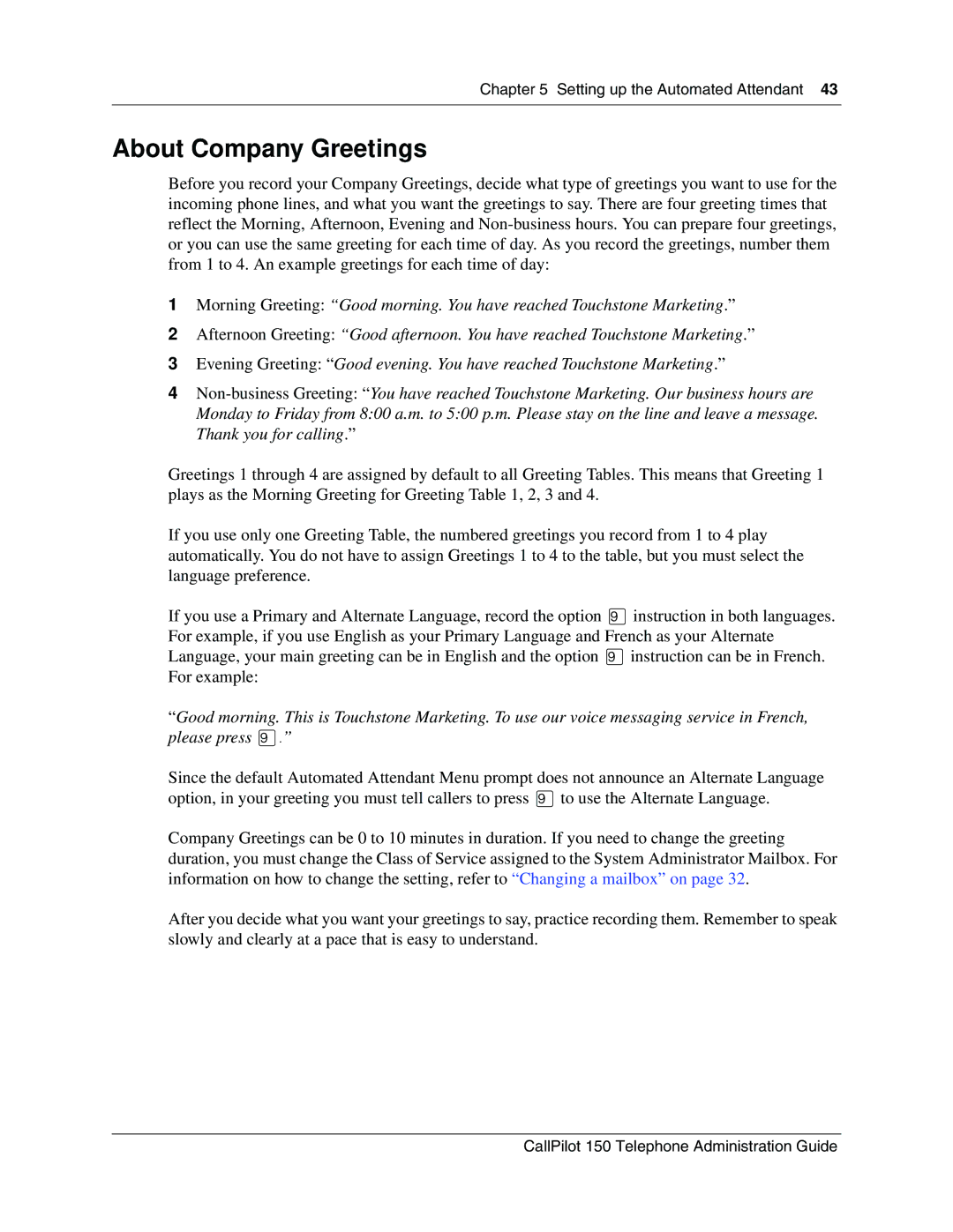 Nortel Networks 150 manual About Company Greetings 