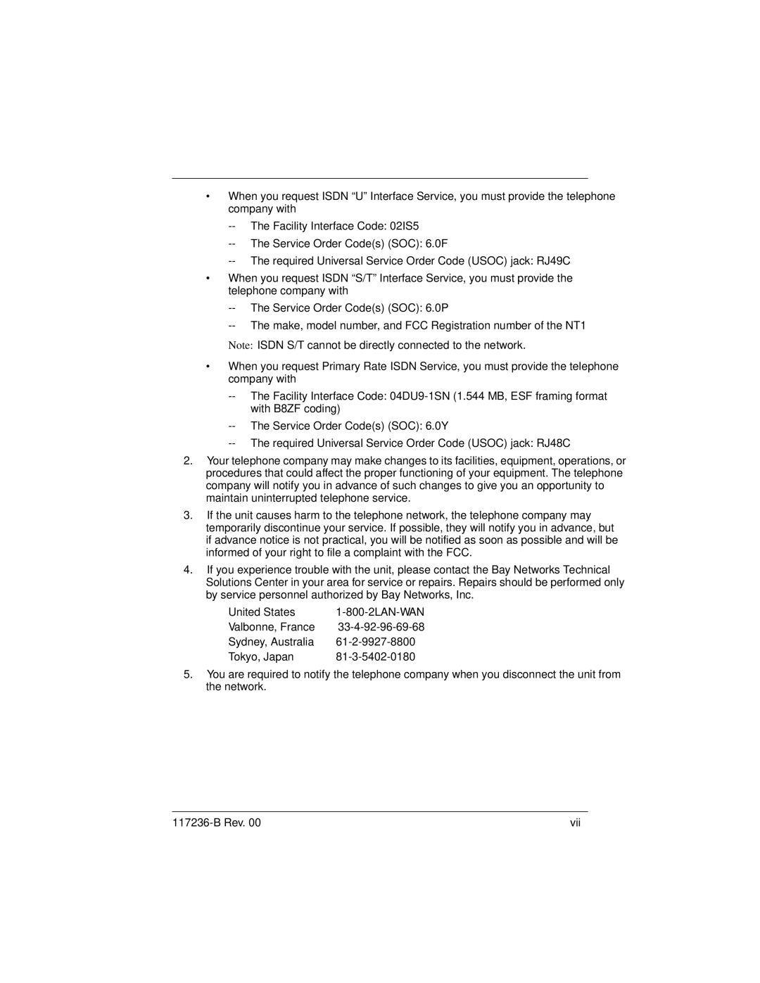 Nortel Networks 200 manual Rev Vii 