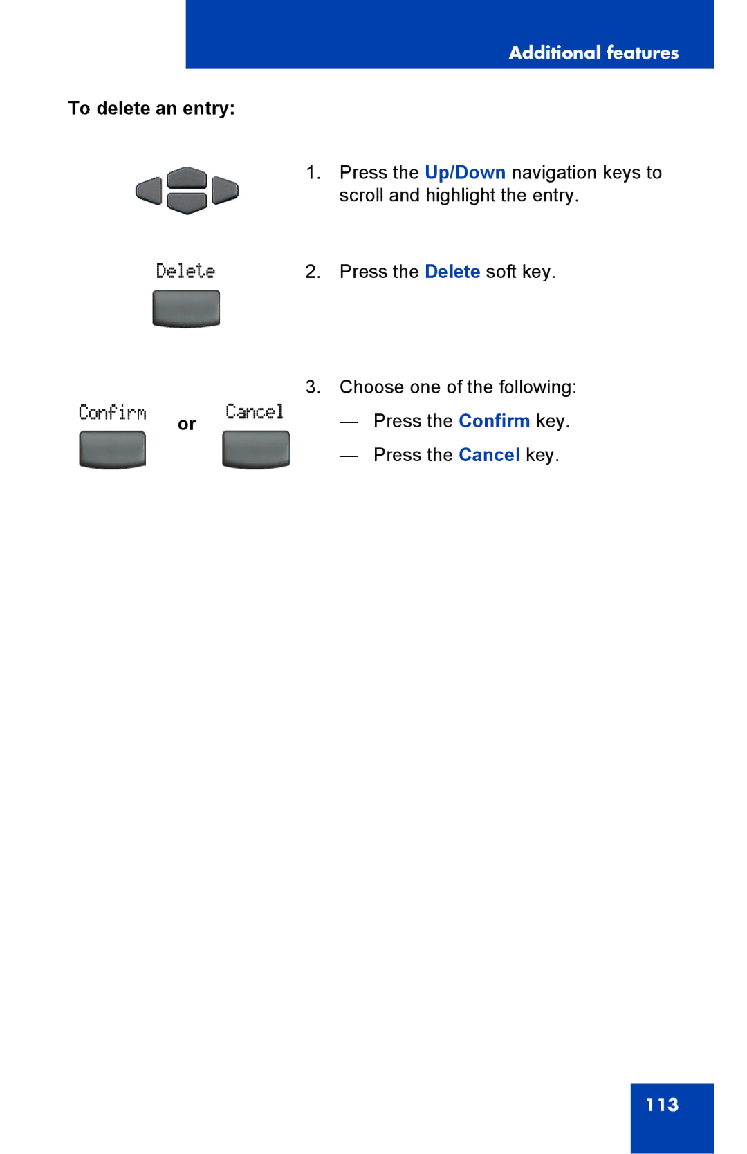 Nortel Networks 2002 manual To delete an entry 