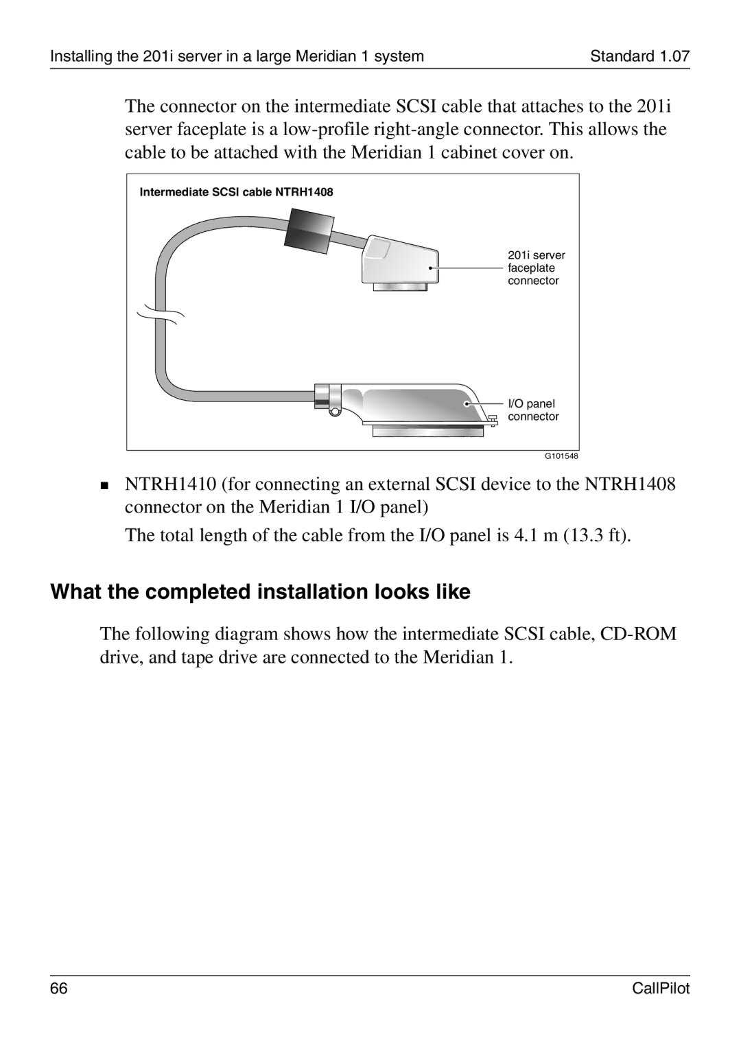 Nortel Networks 201i manual What the completed installation looks like 