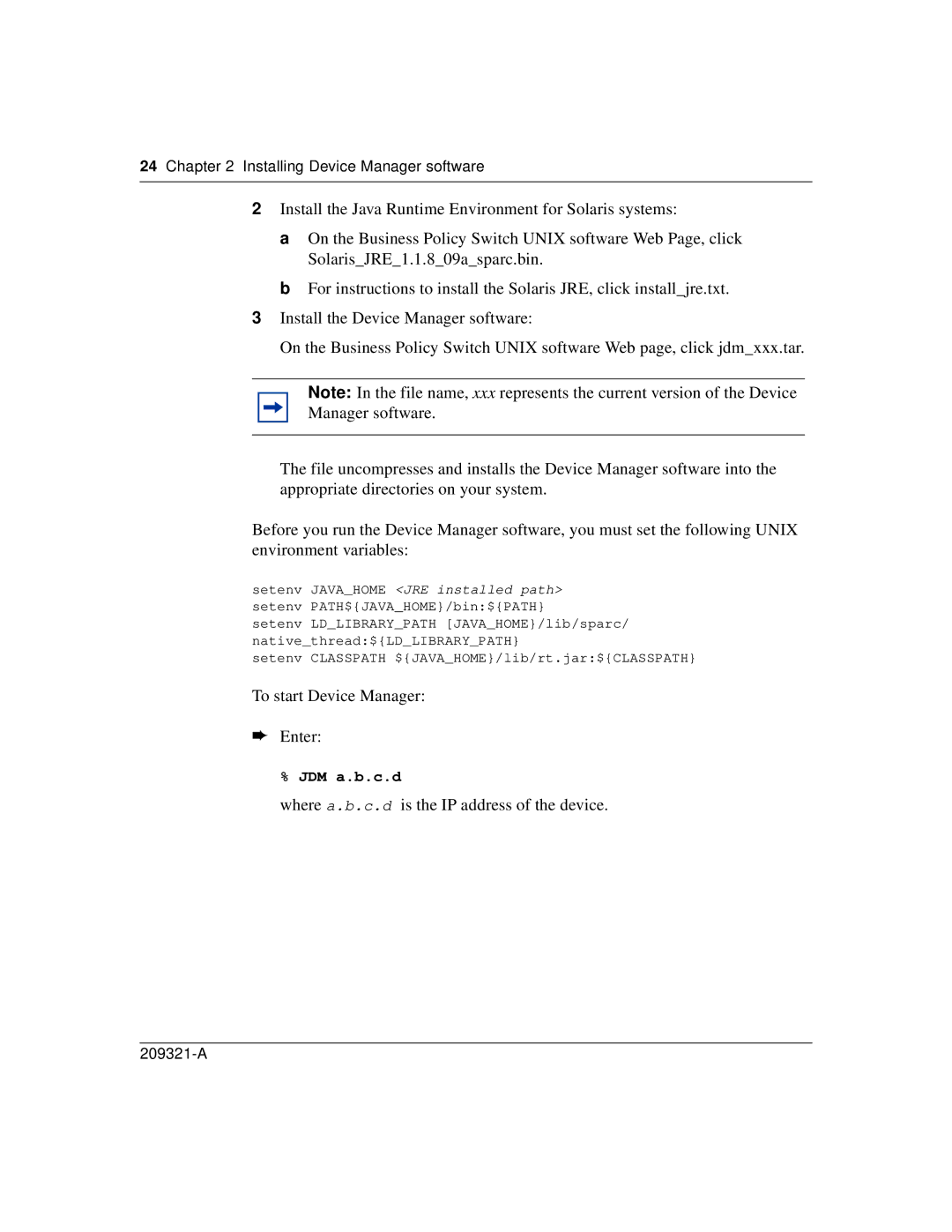 Nortel Networks 209321-A manual To start Device Manager Enter 