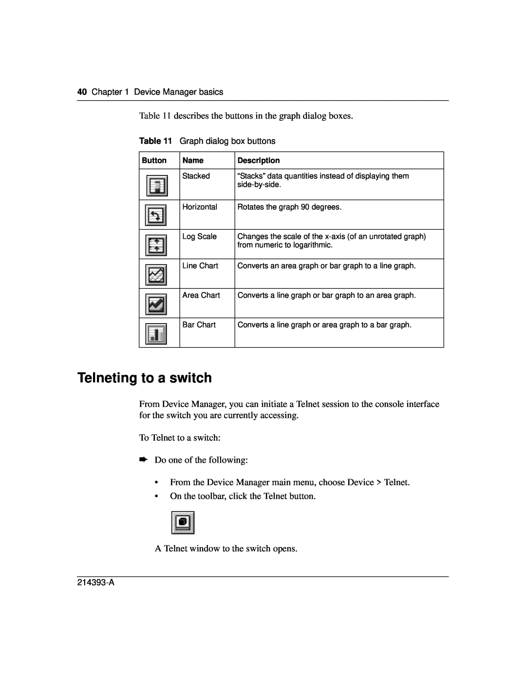 Nortel Networks 214393-A manual Telneting to a switch 