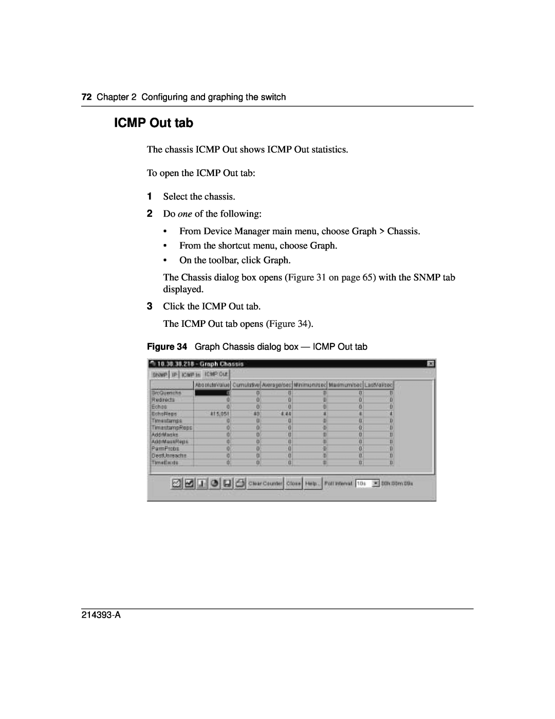 Nortel Networks 214393-A manual ICMP Out tab 