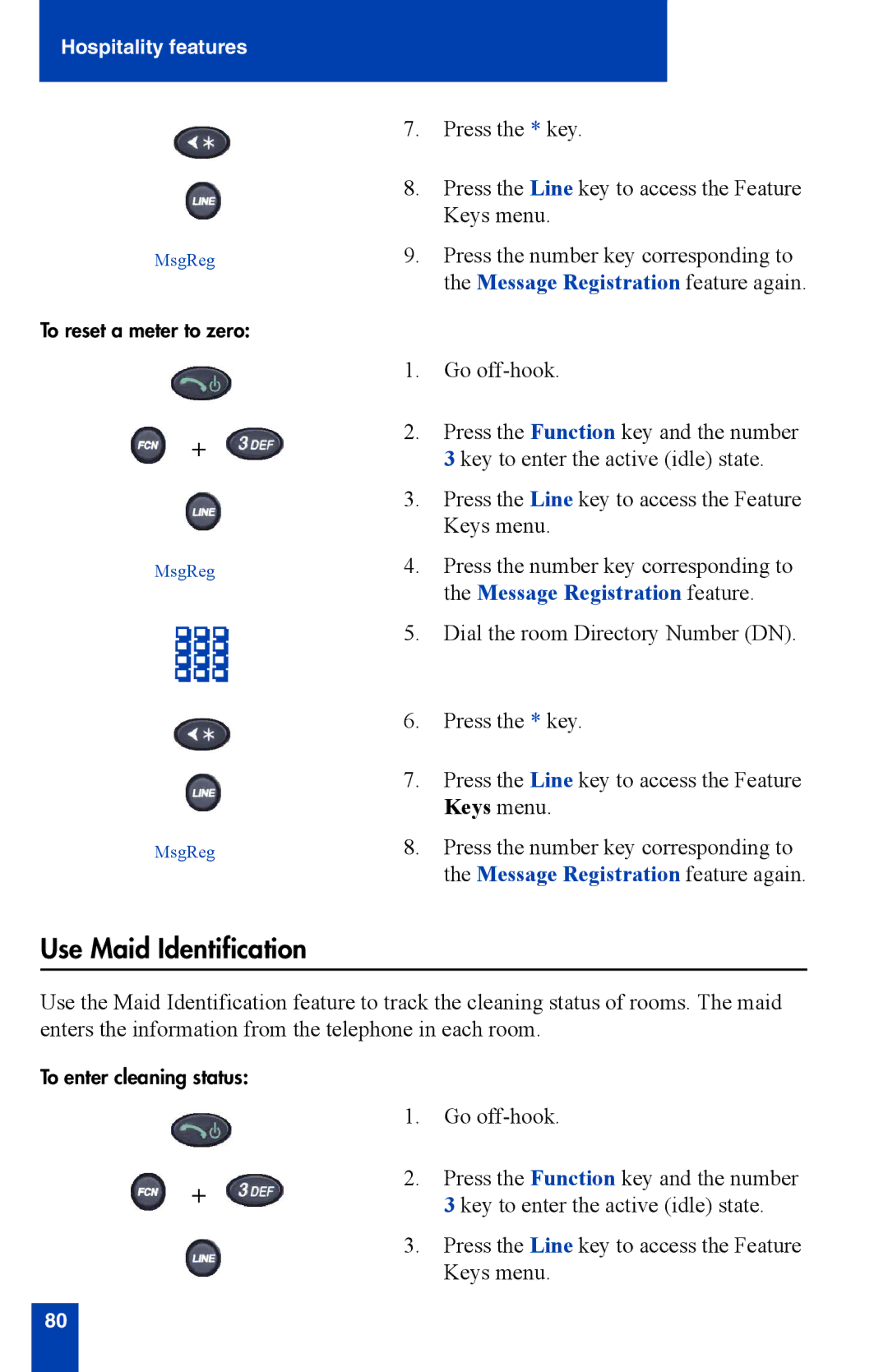 Nortel Networks 2210 manual Use Maid Identification 