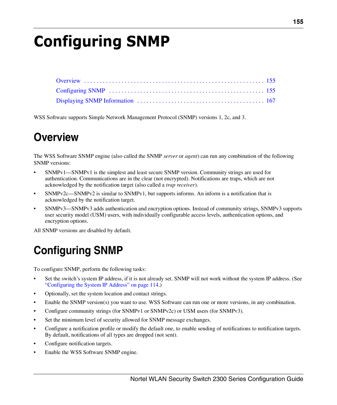 Nortel Networks 2300 manual Configuring Snmp, Overview 