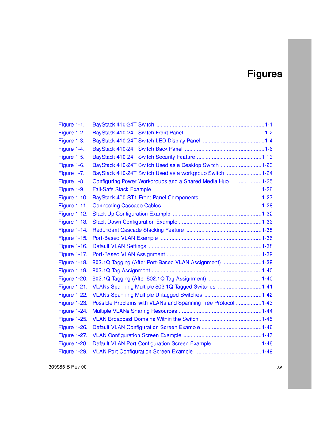 Nortel Networks 24T manual Figures 