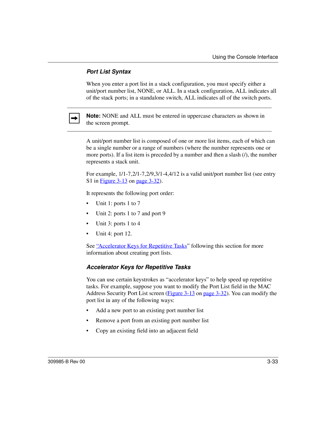 Nortel Networks 24T manual Port List Syntax 