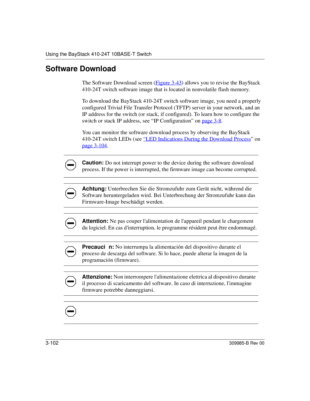 Nortel Networks 24T manual Software Download 