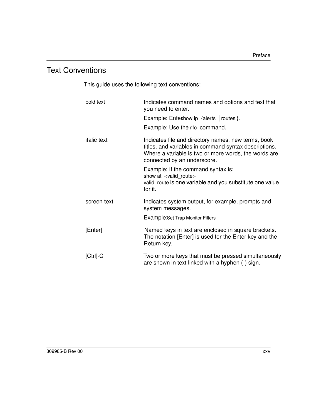 Nortel Networks 24T manual Text Conventions 